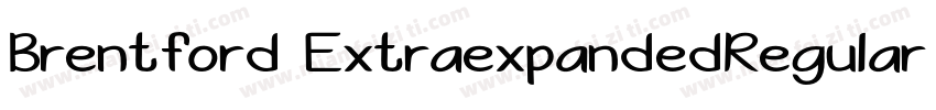Brentford ExtraexpandedRegular字体转换